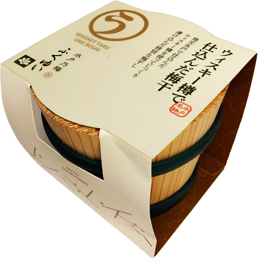 〈産直〉水戸梅木樽セット(箱入り)