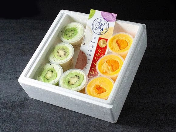 〈産直〉熊本「阿蘇天然アイス」 まるごとキウイ・デコポンアイス