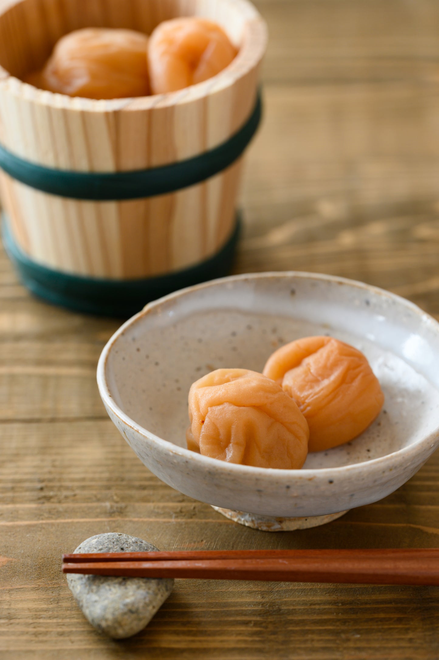 〈産直〉水戸梅木樽セット（箱入り）
