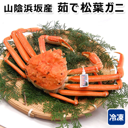 〈産直〉山陰浜坂産 茹で松葉ガニ【冷凍】