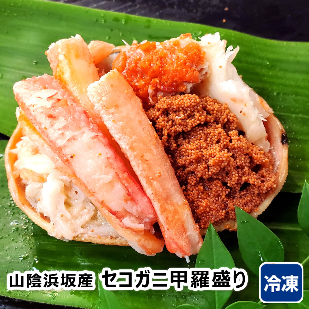 〈産直〉山陰浜坂産 セコガニ甲羅盛り【ボイル冷凍】