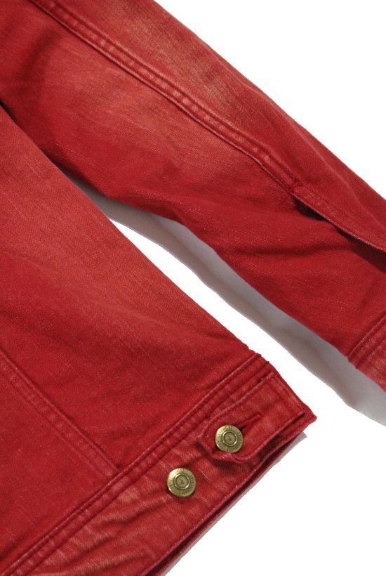 1PIU1UGUALE3 3rd PROGRESSIVE DENIM ジャケット  (red used)  Sサイズ