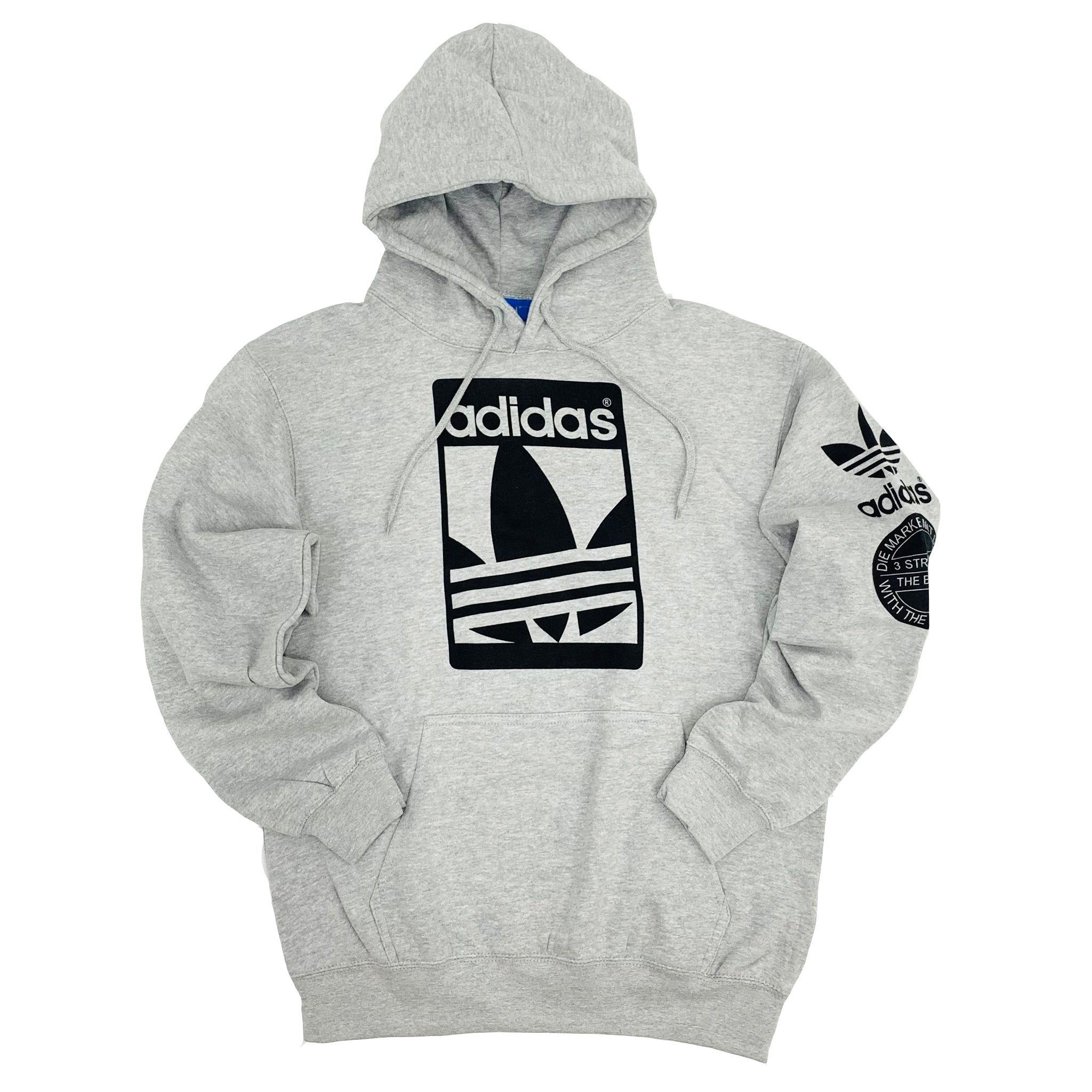 ADIDAS アディダス　パーカーUSモデル STREET GRAPHIC HOODIE　グレー