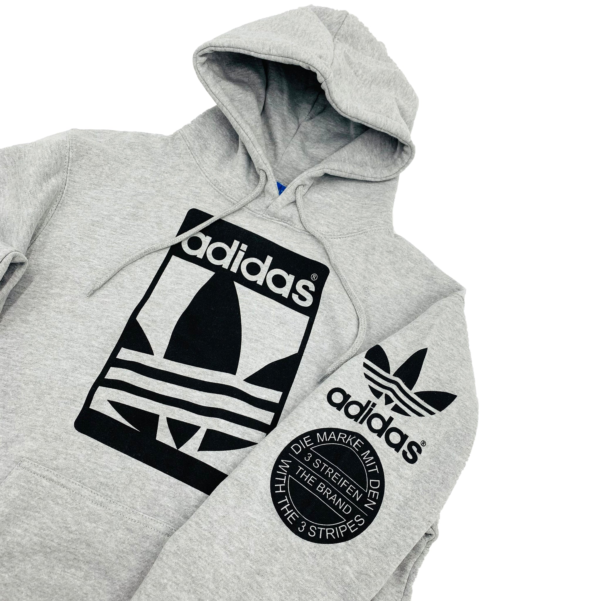 ADIDAS アディダス　パーカーUSモデル STREET GRAPHIC HOODIE　グレー